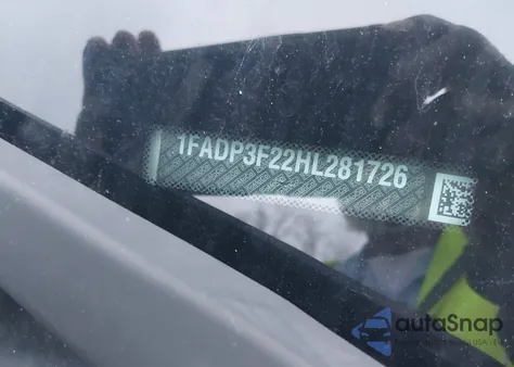 2017 Ford Focus Se from USA, damaged, VIN 1FADP3F22HL281726